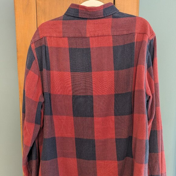 The Normal Brand - Mountain Overshirt - Red Buffalo - Flannel - Large - Picture 2 of 5